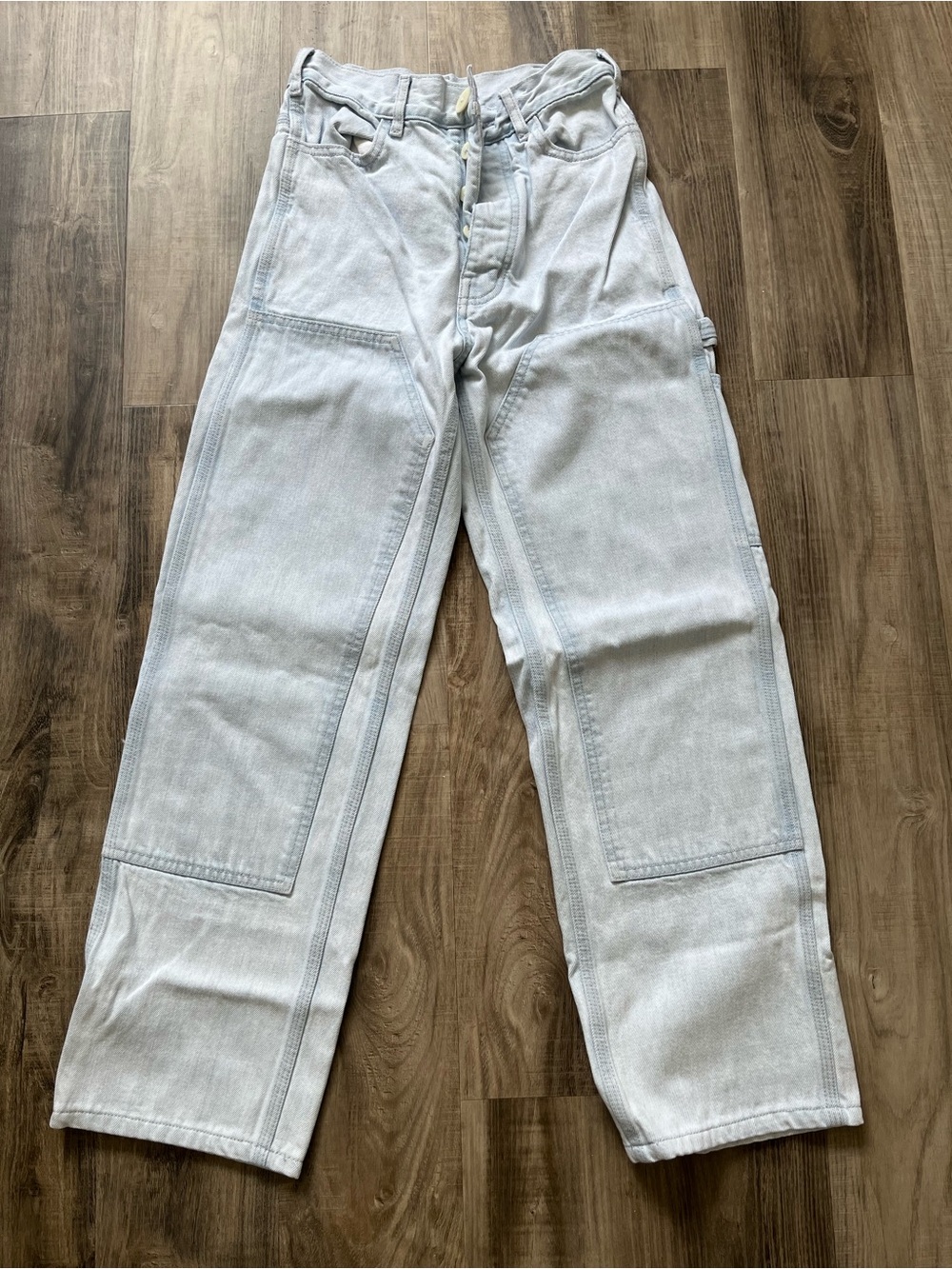 Jesse Kamm handy pant Relaxed Carpenter Jeans in Light Blue Wash